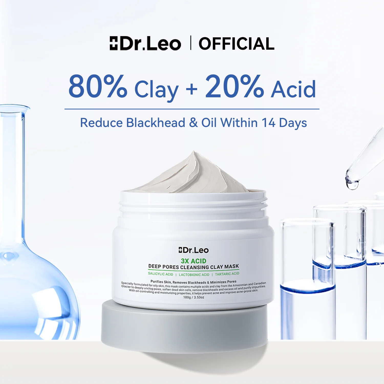 [2 PCS] Amazonian White Clay Mask - Image 3