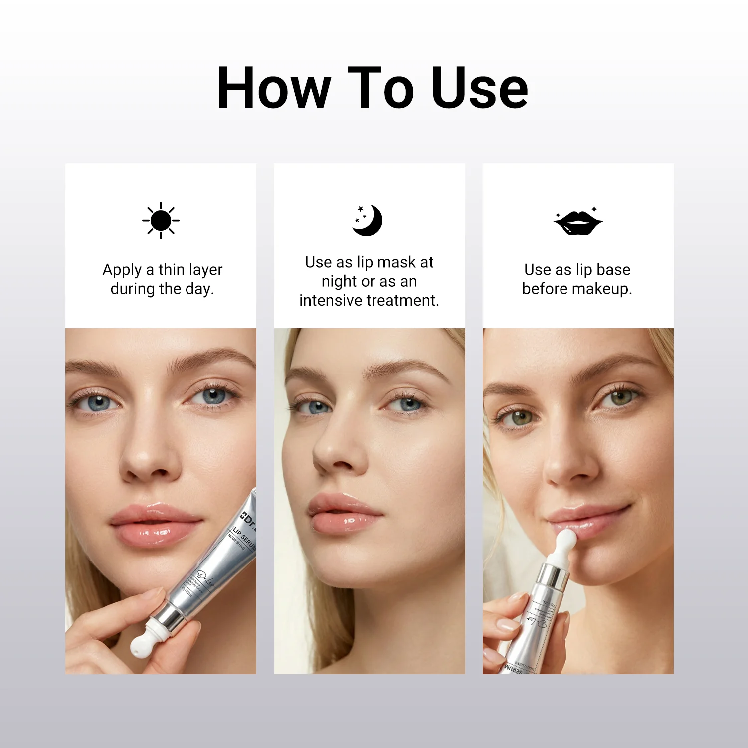 Peptides Nourishing Lip Serum - Image 9