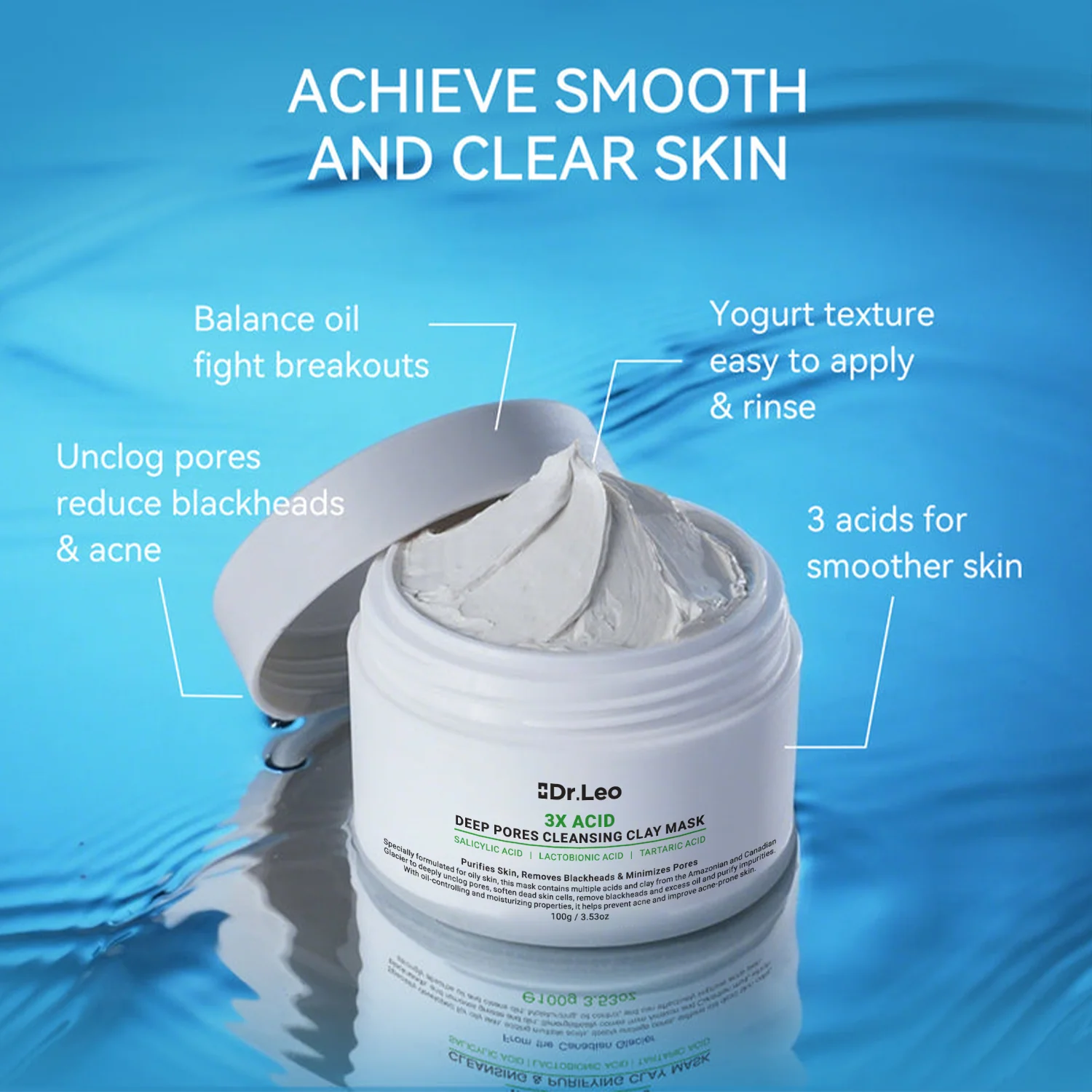 Salicylic Acid Acne-Clearing 4-Piece Set - Image 4